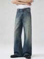 Men's Full Size Wide Leg High Waisted Jeans Plus Size