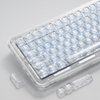 XVX Arctic Transparent SA Profile Double-Shot PC Keycap Set