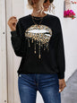 Graphic Round Neck Dropped Shoulder T-Shirt
