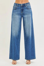 RISEN Slouchy Baggy Jeans with Pockets