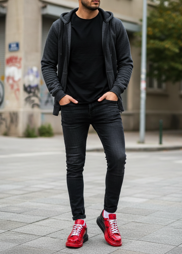 Men's Color Wave Bold Contrast