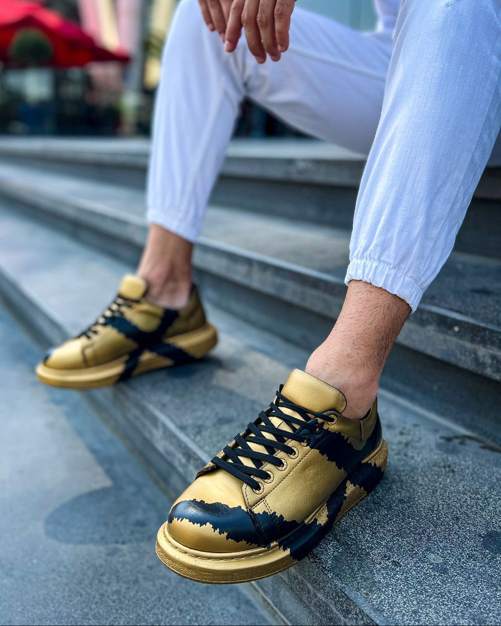 Men's Lisbon Gold & Black