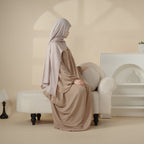 Reversible Abaya Made With Crepe Fabric (MA035)