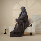 Reversible Abaya Made With Crepe Fabric (MA035)