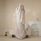 Reversible Abaya Made With Crepe Fabric (MA035)